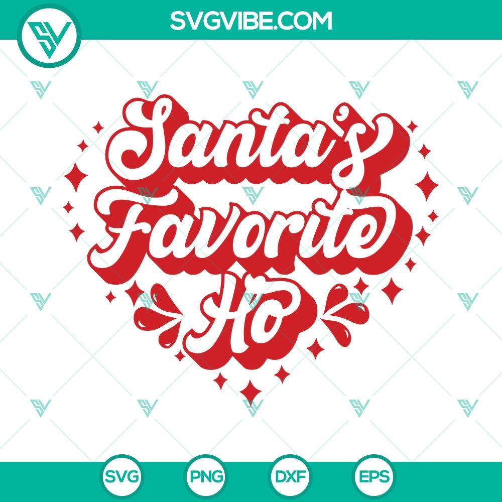 santas favorite ho christmas svg png dxf eps cricut silhouette vector clipart 6 mockup