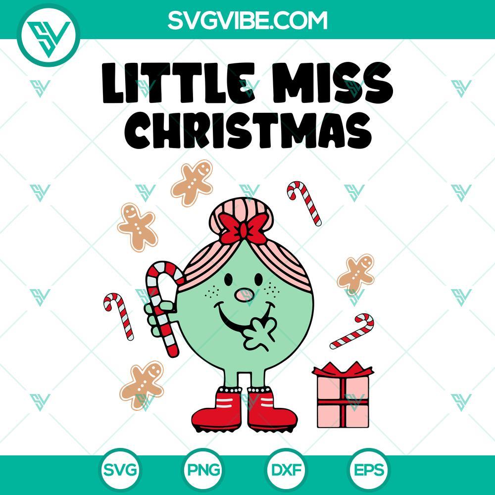 little miss christmas svg kids christmas svg cute christmas svg png dxf eps cricut files 8 mockup