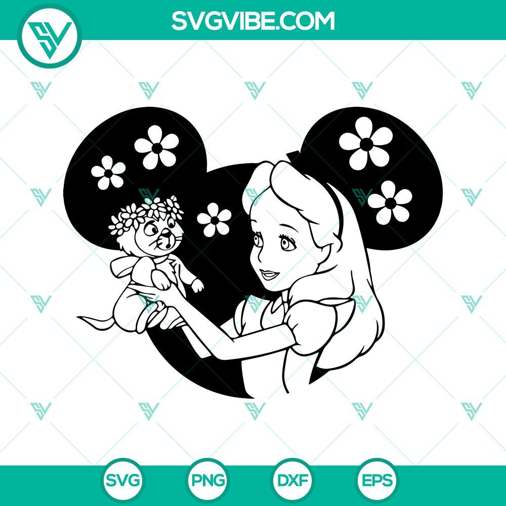 alice in wonderland svg princess svg disney svg 3 mockup