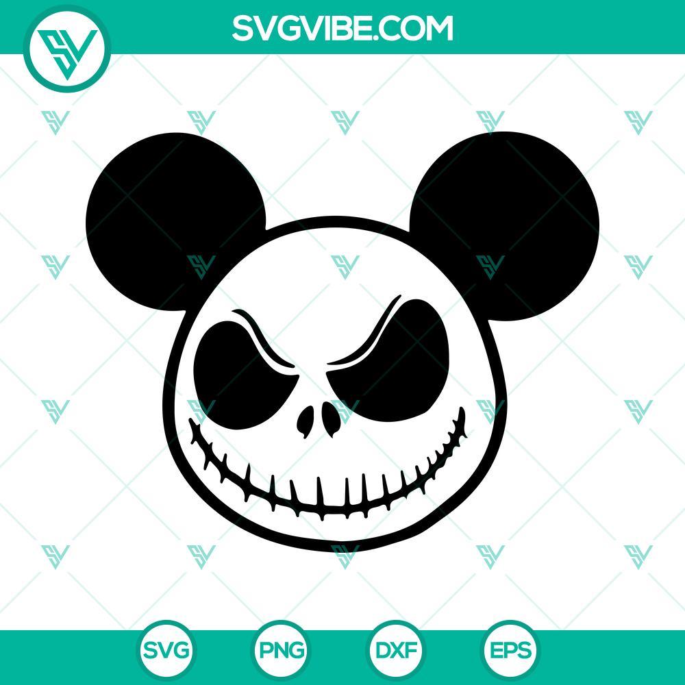 jack skellington mickey ears svg mickey halloween svg jack skellington face svg 8 mockup