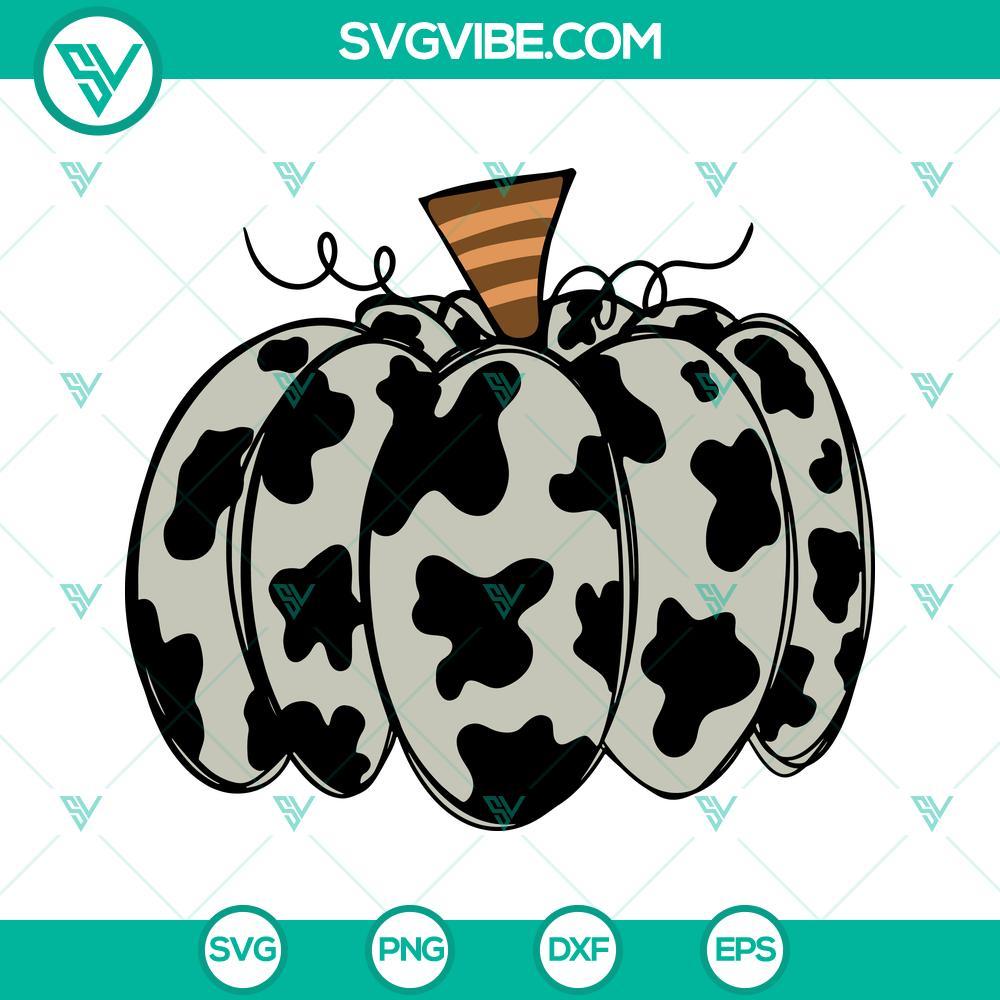 cowhide pumpkin svg dxf eps png designs silhouette vector clipart 1 mockup