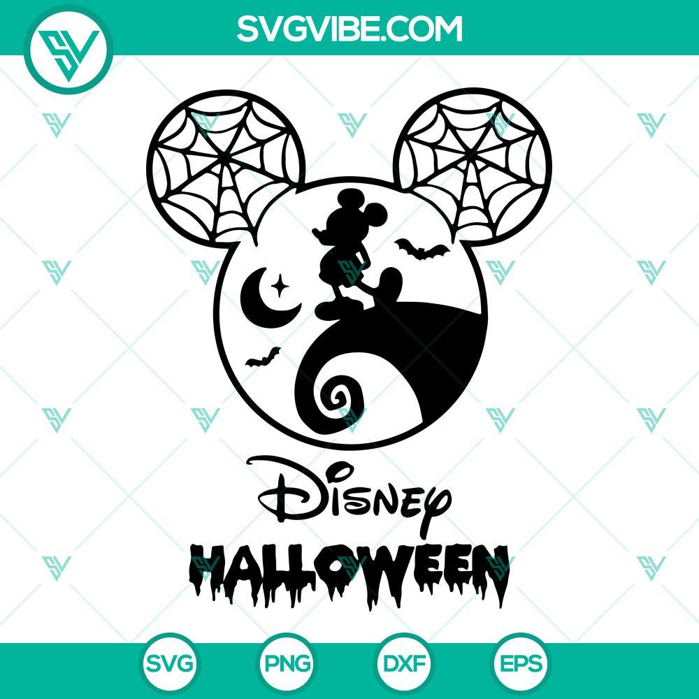 disney mickey halloween svg mickey nightmare before christmas svg png dxf eps cut files 5 mockup