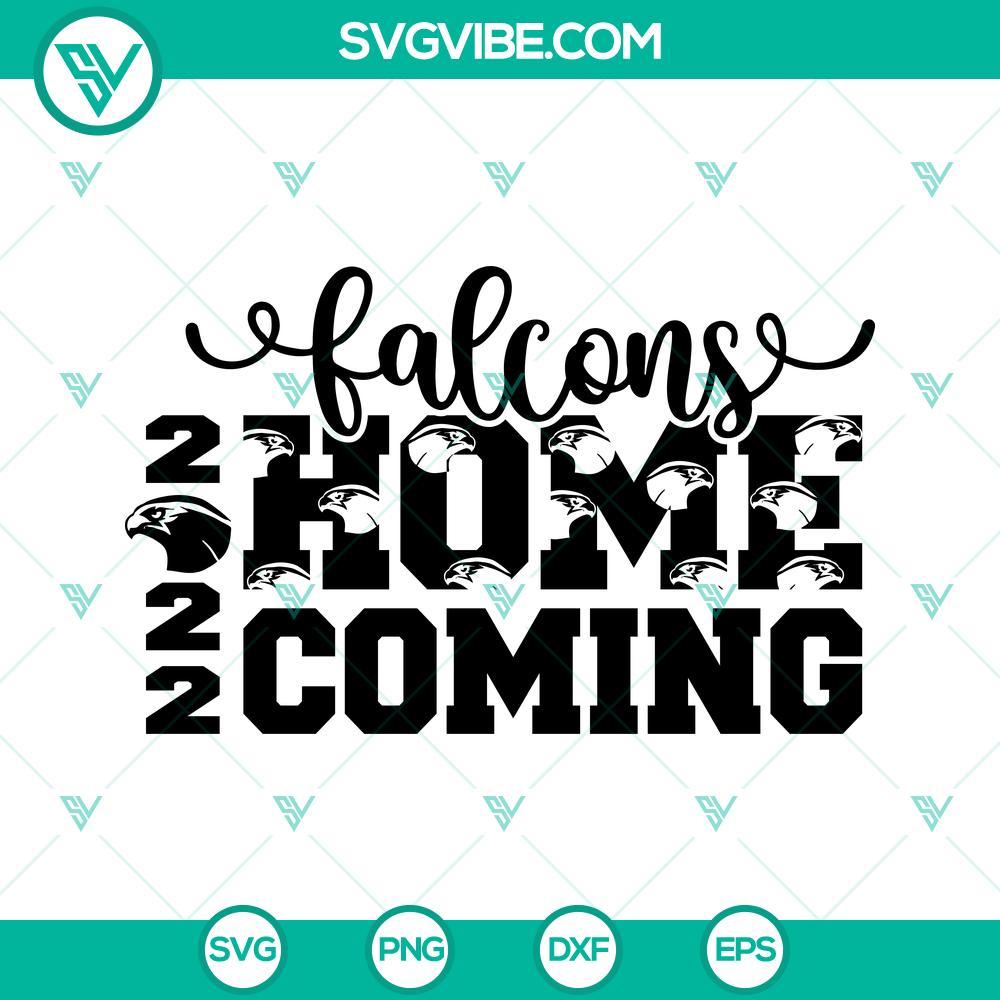 falcons homecoming 2022 svg dxf eps png cricut silhouette 5 mockup