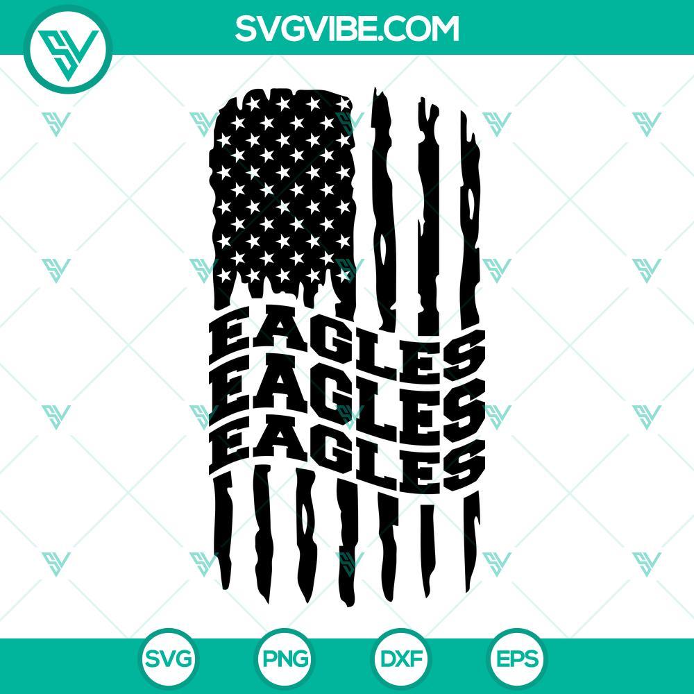 philadelphia eagles american flag svg eagles football svg png dxf eps cut files 10 mockup