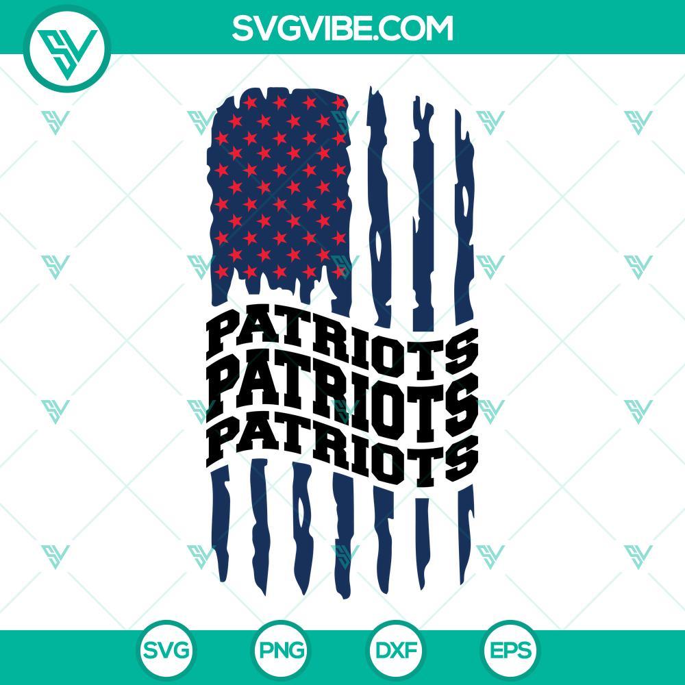 new england patriots american flag svg patriots football svg png dxf eps cut files 10 mockup