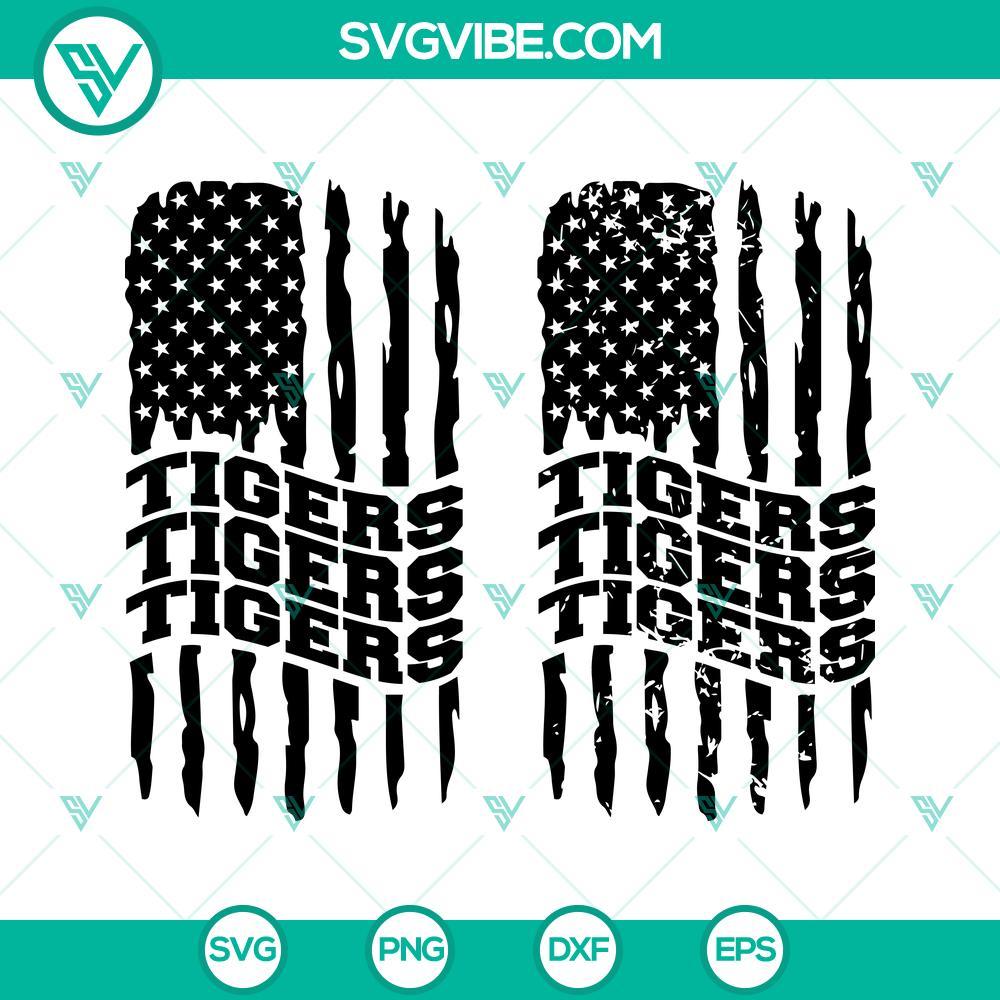 memphis tigers american flag svg tigers football svg png dxf eps cut files 3 mockup