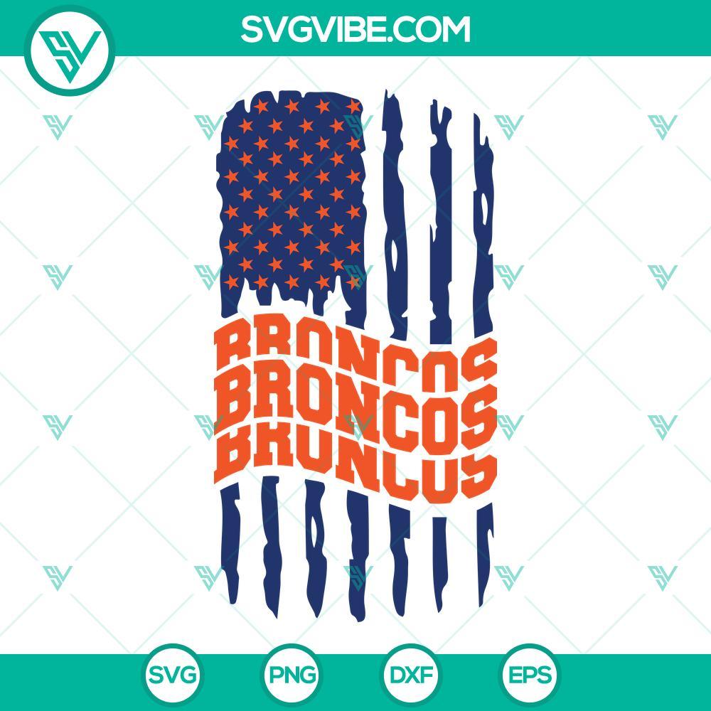 denver broncos american flag svg broncos football svg png dxf eps cut files 3 mockup