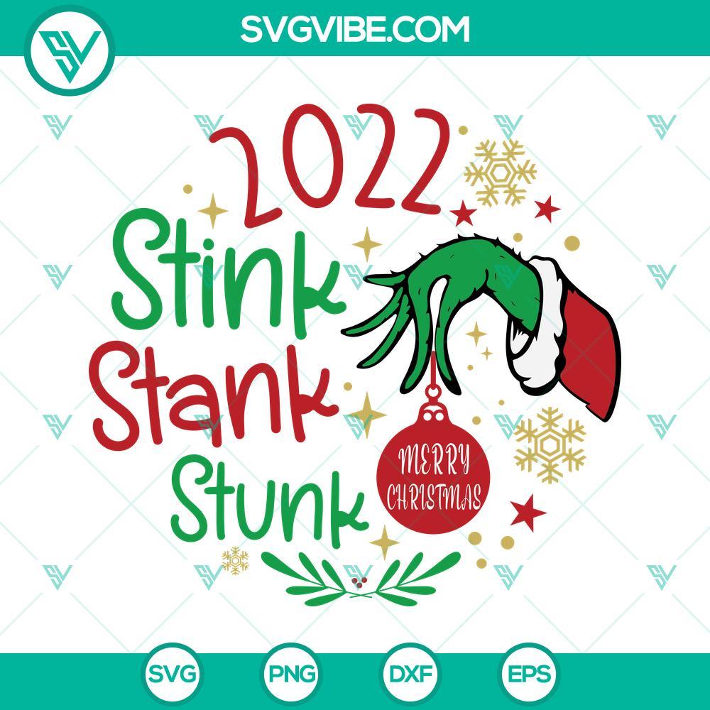 stink stank stunk 2022 ornament christmas svg grinch hand ornament christmas svg digital file download 2 mockup