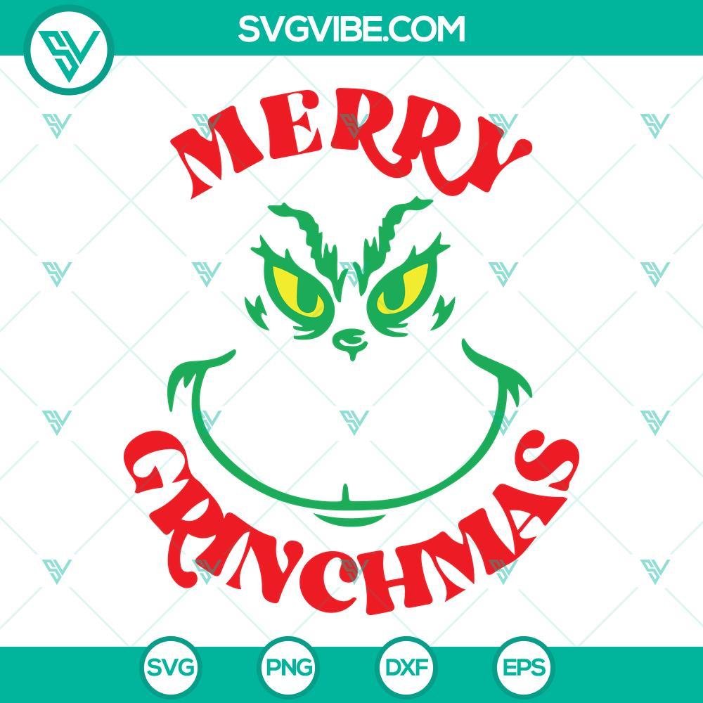 merry grinchmas svg grinch face svg grinch christmas svg 6 mockup