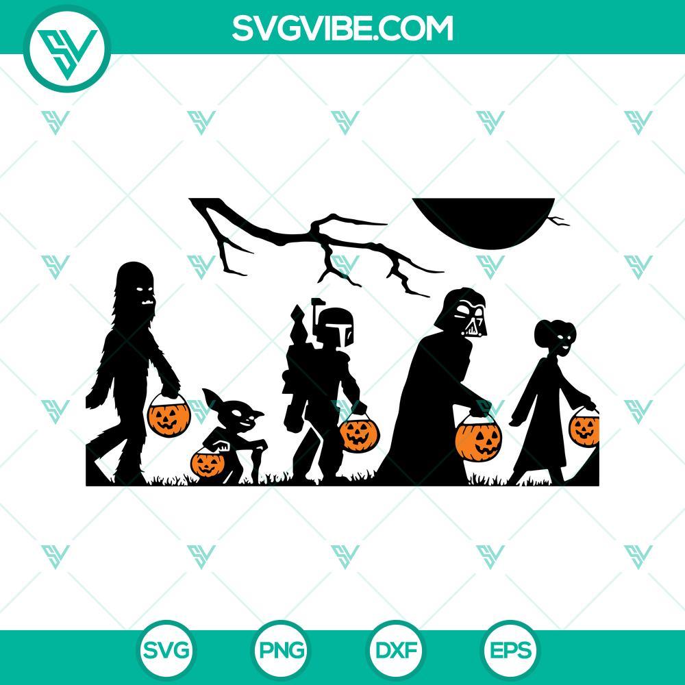 star wars halloween svg star wars holding pumpkin svg star wars characters halloween svg 6 mockup