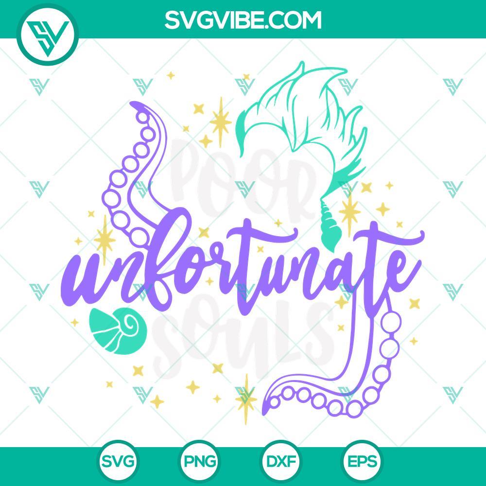 poor unfortunate souls svg ursula svg disney villains svg 10 mockup