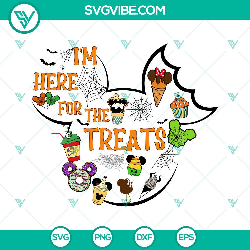 i m here for the treats svg snack halloween svg carnival food svg trick or treat svg disney snackgoals halloween svg 3 mockup