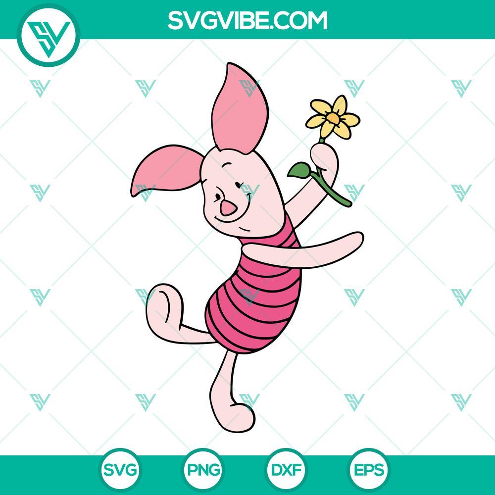 piglet winnie the pooh svg dxf eps png cricut silhouette vector clipart 10 mockup