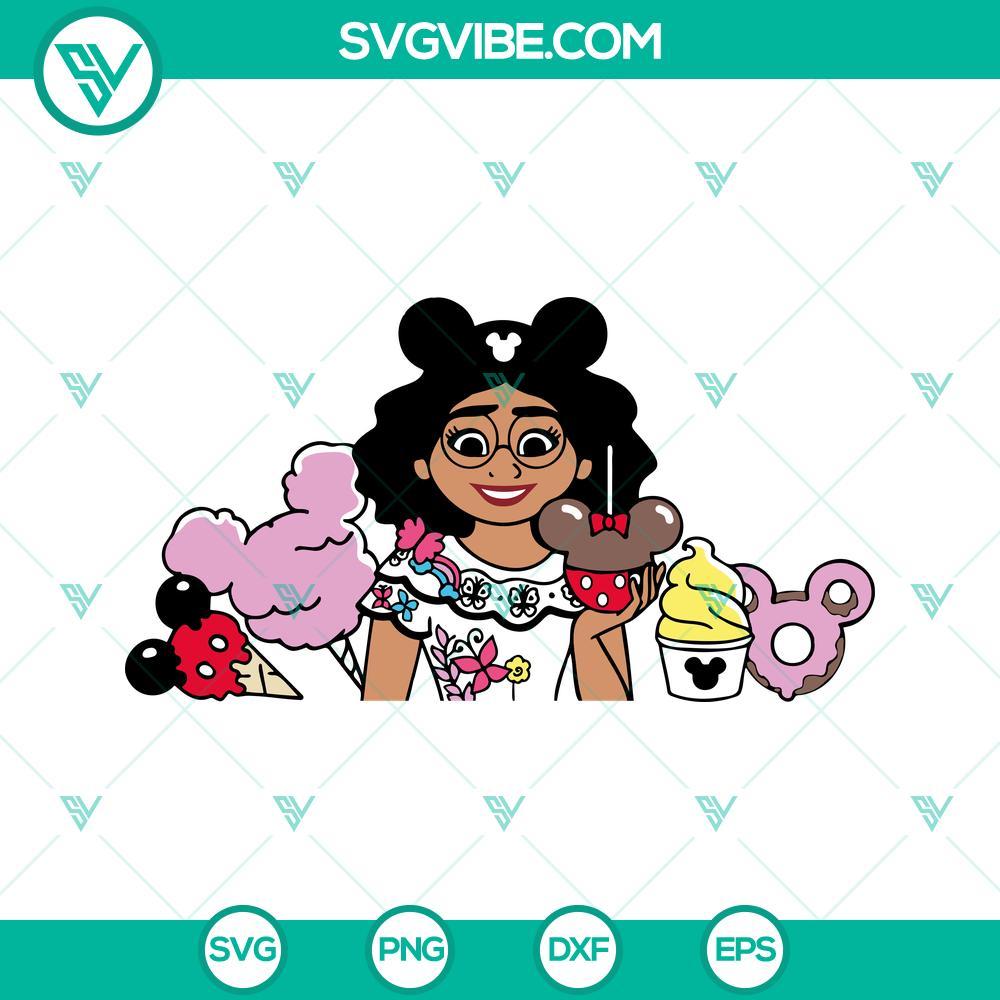 mirabel madrigal disneyland snacks svg png dxf eps cricut silhouette vector clipart 4 mockup