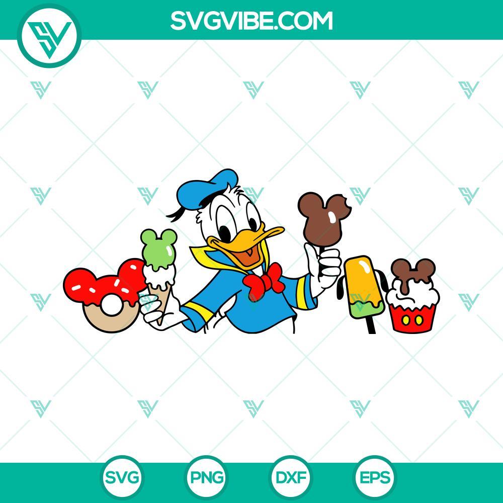 donald duck snacks svg png dxf eps cricut silhouette vector clipart 1 mockup