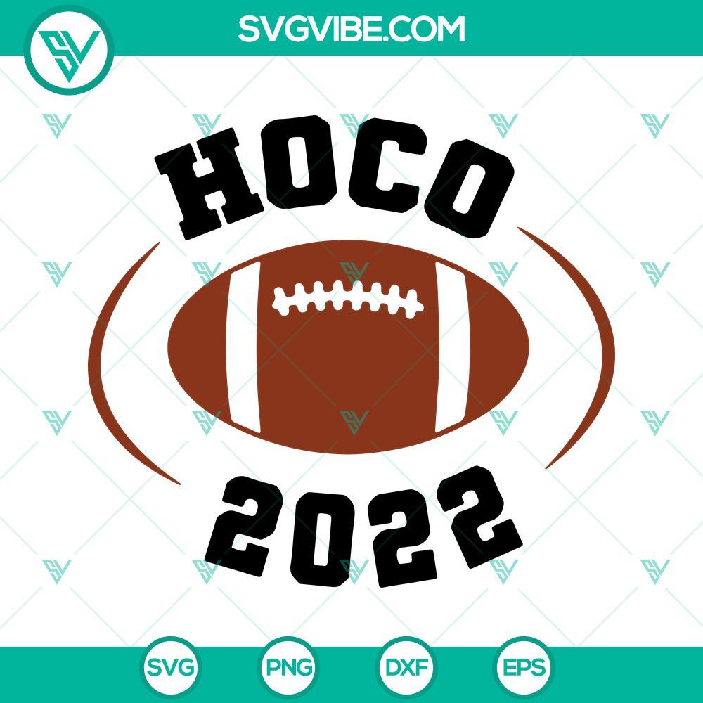 homecoming hoco 2022 football svg png dxf eps cut files for cricut silhouette 4 mockup