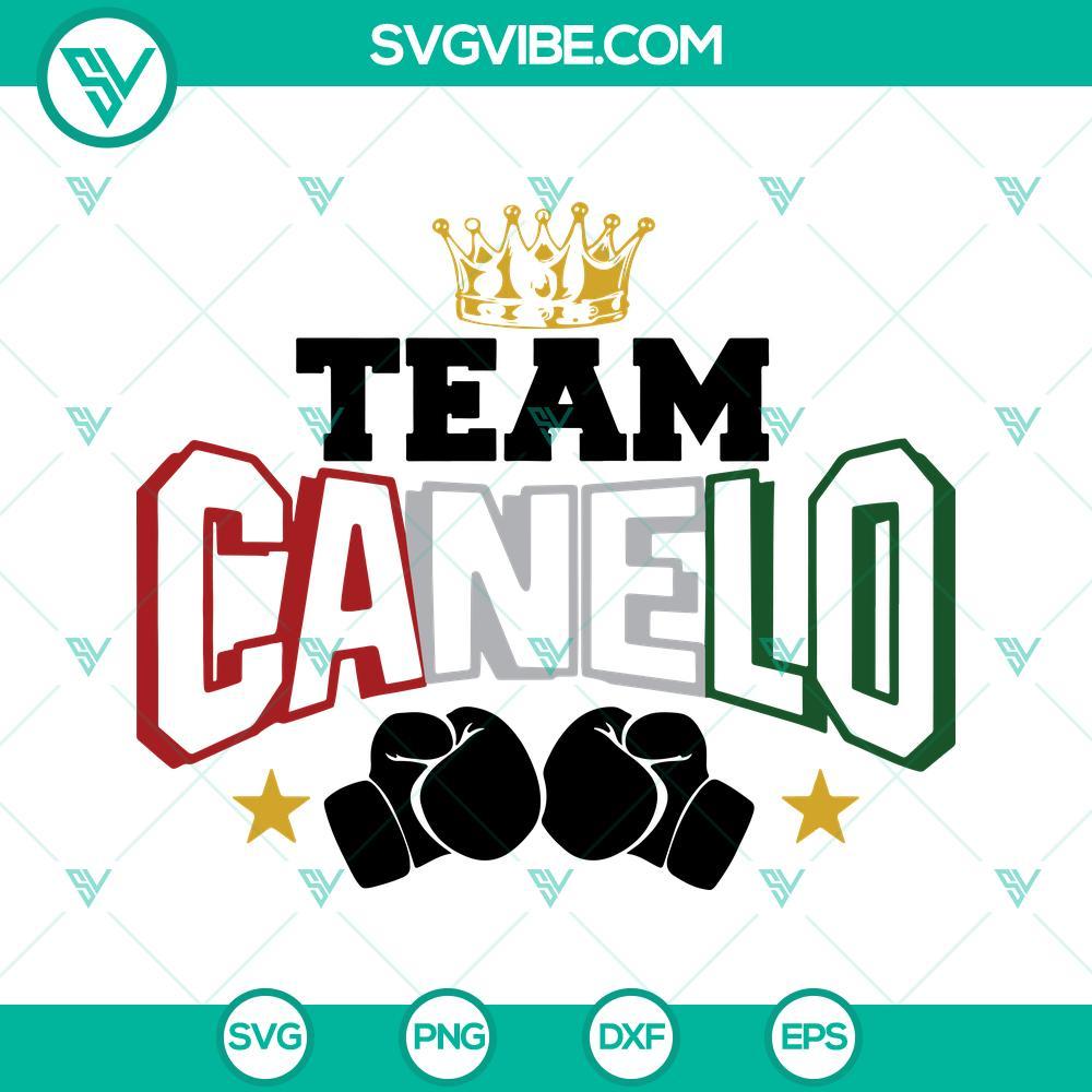 team canelo svg png dxf eps cut files for cricut silhouette 8 mockup