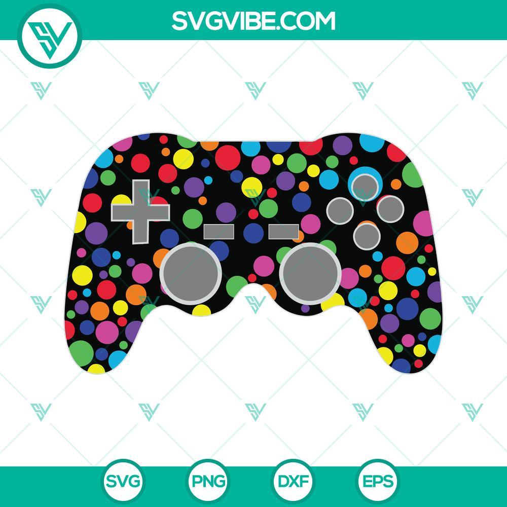 gamers happy dot day svg polka dot game controller svg september 15th svg 9 mockup