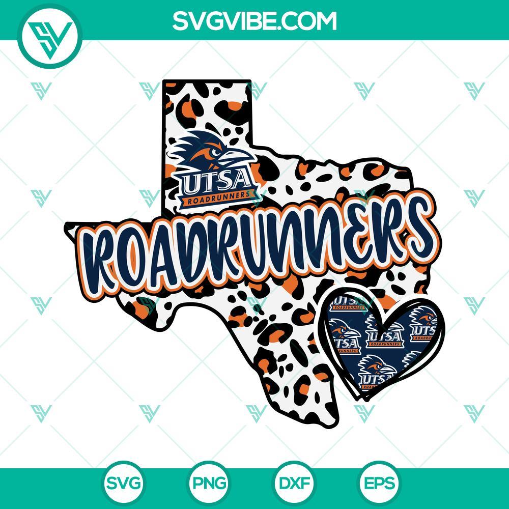 utsa roadrunners texas svg png dxf eps cut files for cricut silhouette 2 mockup