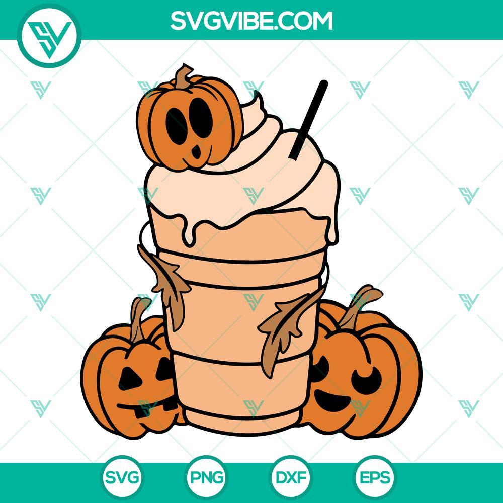 pumpkin spice latte svg funny fall halloween drink svg pumpkin svg 2 mockup