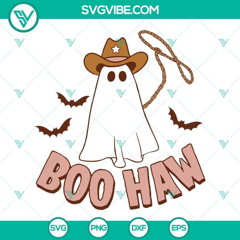 boo haw svg cowboy ghost svg ghost halloween svg 9 mockup