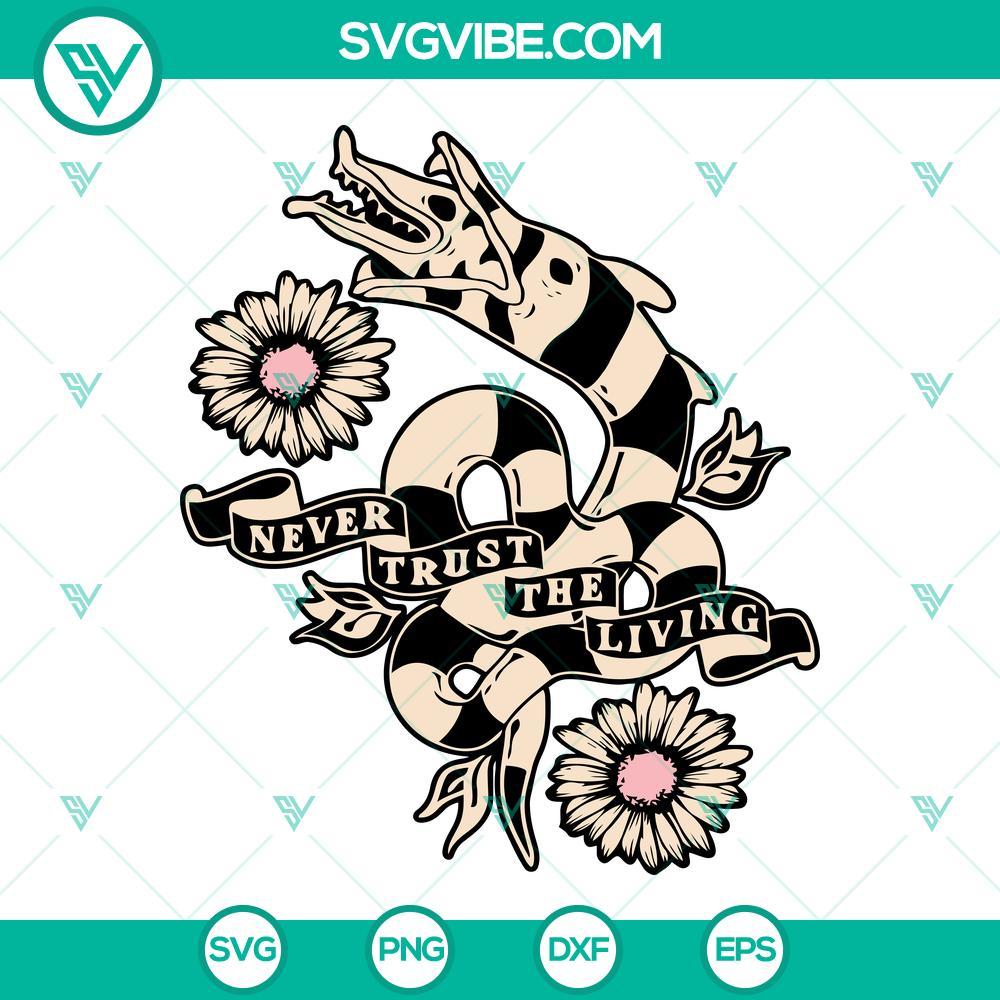 beetlejuice never trust the living svg beetlejuice sandworm svg png dxf eps cricut 2 mockup