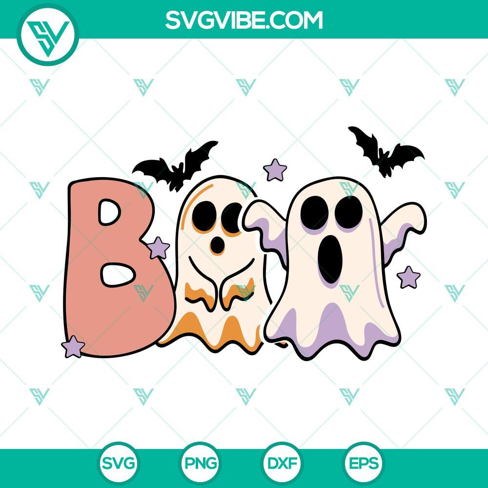 boo baby halloween svg boo svg cute halloween ghost svg kids halloween svg 3 mockup