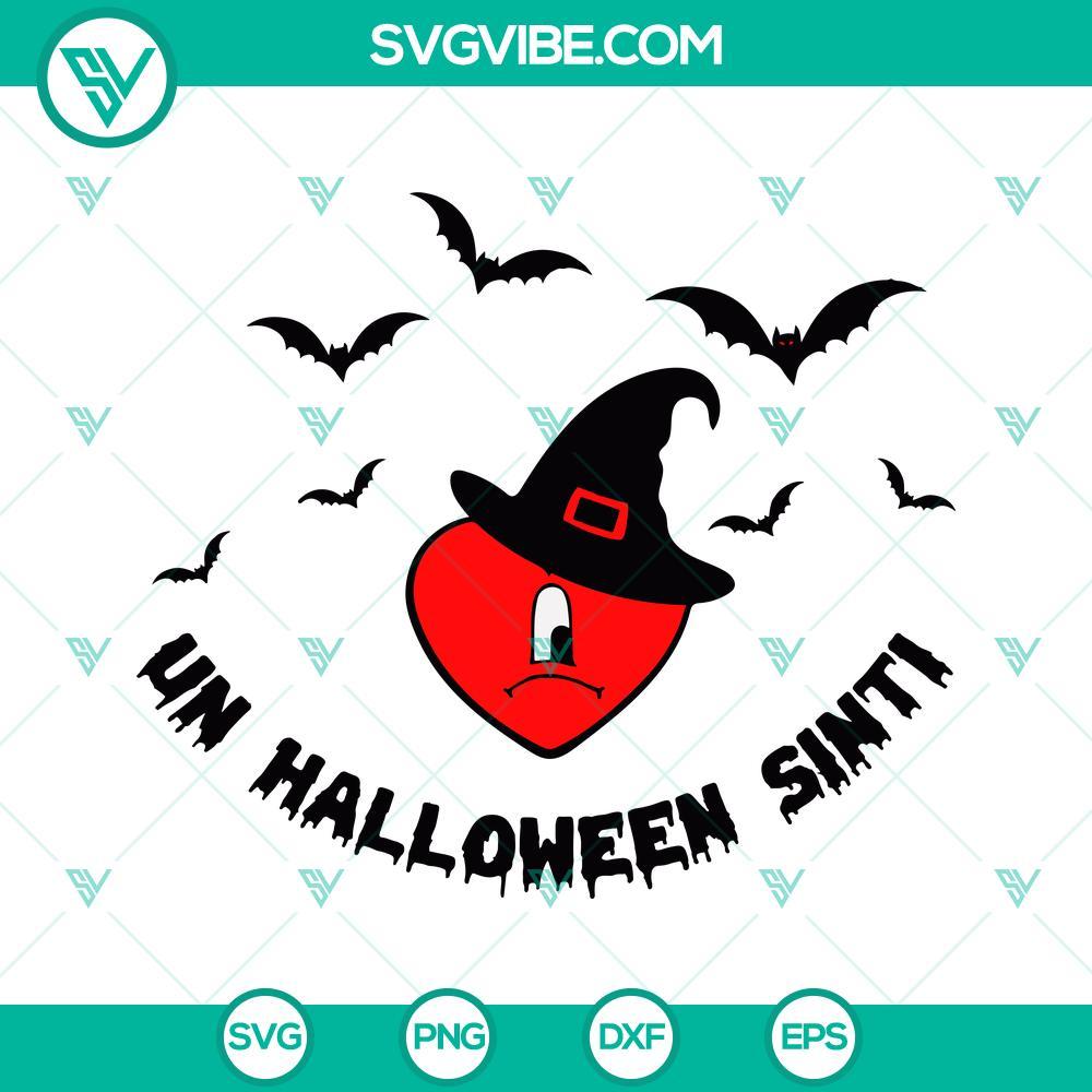 bad bunny heart halloween svg bundle un halloween sin ti svg bad bunny horror heart halloween svg png dxf eps bundle 2 mockup