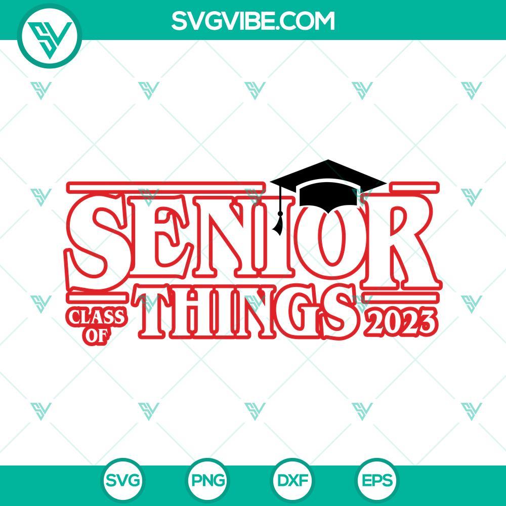 senior things class of 2023 svg bundle senior 2023 svg senior 2023 stranger things shirt svg 3 mockup