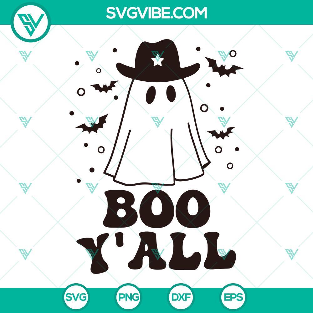 boo y all cowboy ghost halloween svg western ghost svg halloween wild west spooky season svg 8 mockup