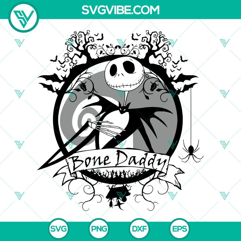 bone daddy jack skellington svg the nightmare before christmas svg 4 mockup