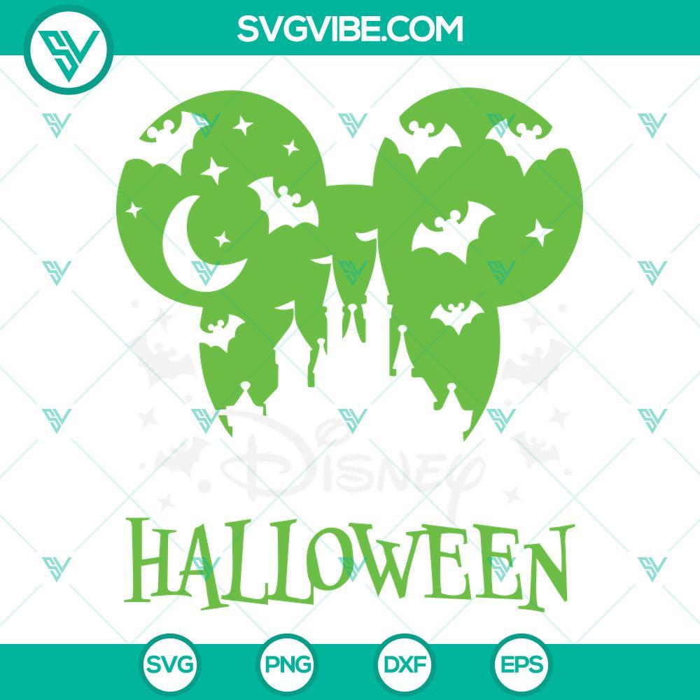 disney halloween svg halloween mouse head svg mickey halloween castle shirt svg 10 mockup