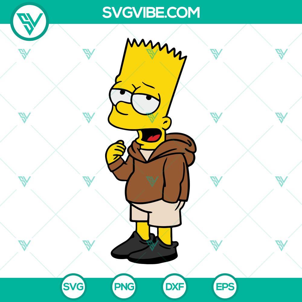 bart simpson svg the simpsons svg bart simpson vector clipart 5 mockup