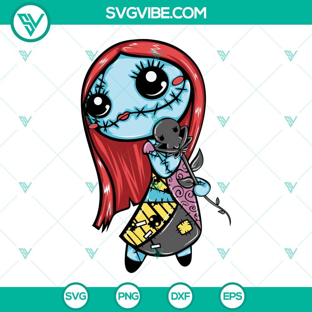 baby sally doll svg sally nightmare before christmas svg halloween svg 4 mockup