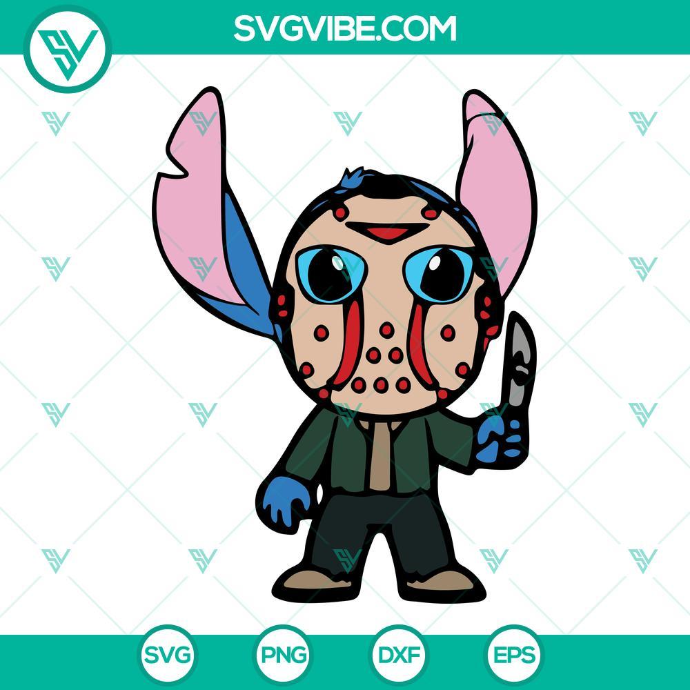 jason voorhees stitch svg horror stitch halloween svg png dxf eps 1 mockup