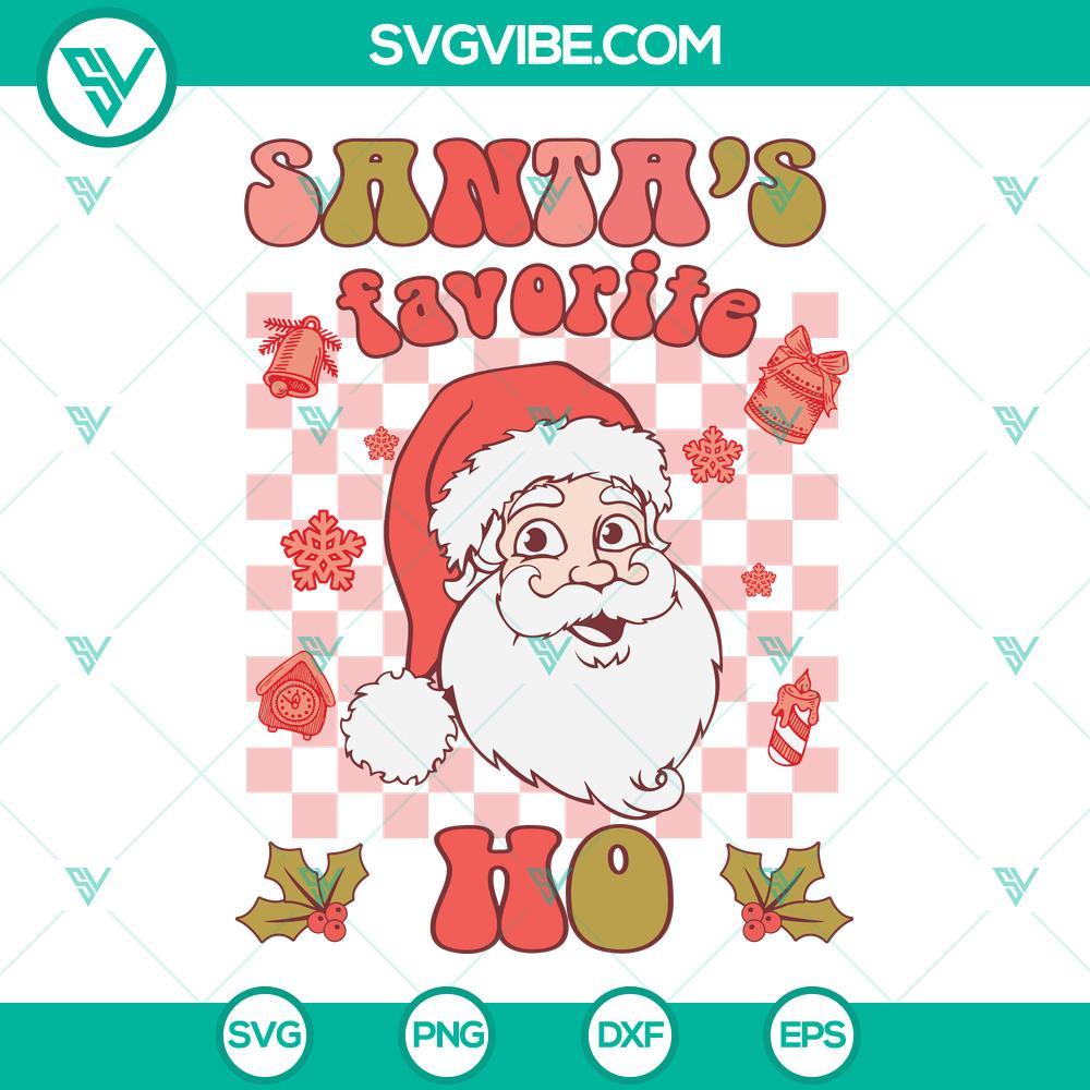 christmas santa s favorite ho svg christmas 2022 svg santa claus svg santa ho svg 2 mockup