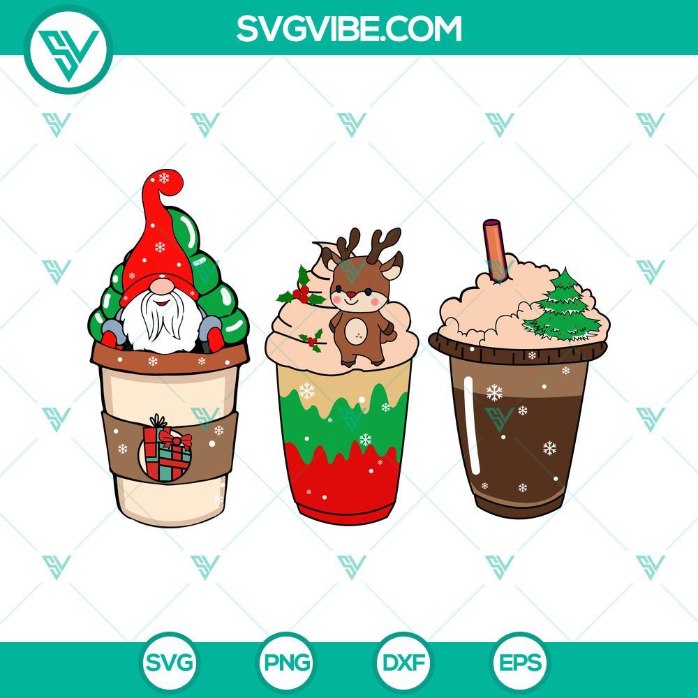 christmas coffee svg png christmas coffee drink late cozy svg santa claus iced latte svg png dxf eps design 10 mockup