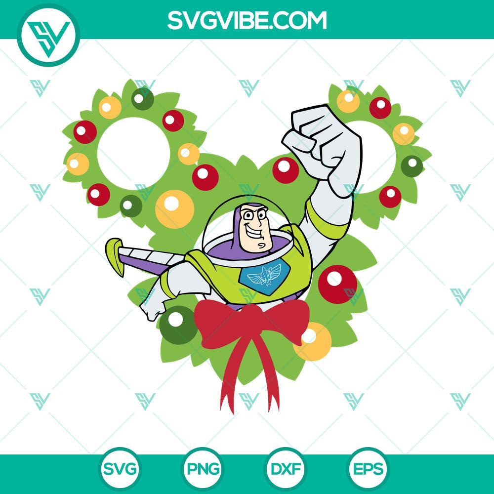 buzz lightyear mickey head christmas svg toy story christmas svg 10 mockup