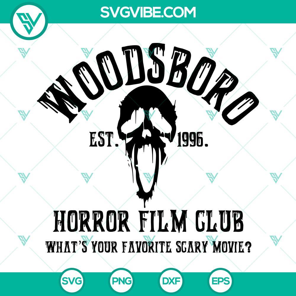 ghostface svg woodsboro horror film club svg horror movie svg scream svg halloween svg 9 mockup