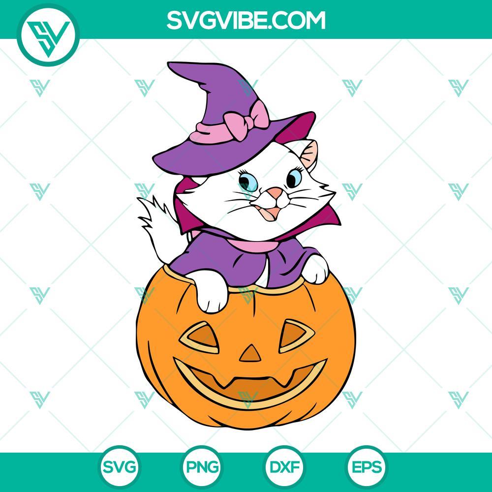 the aristocats marie cat pumpkin halloween svg png dxf eps cut files for cricut silhouette 1 mockup