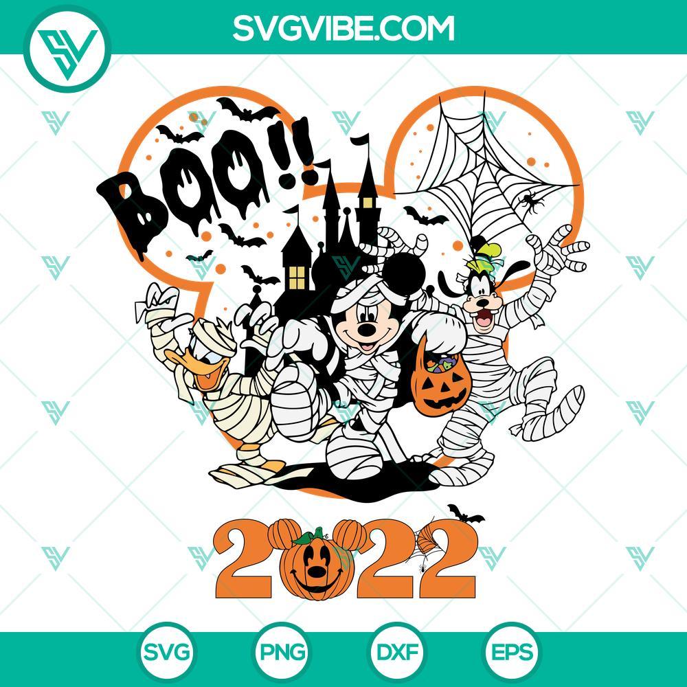 halloween 2022 disney mummy mouse and friends svg png dxf eps files for cricut 5 mockup