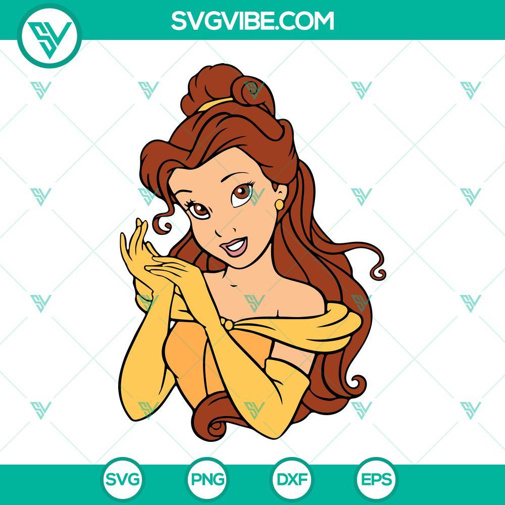 belle svg beauty and the beast svg belle clipart disney princess belle svg 4 mockup