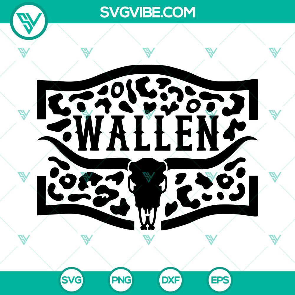 wallen cow head leopard print svg morgan wallen svg 5 mockup