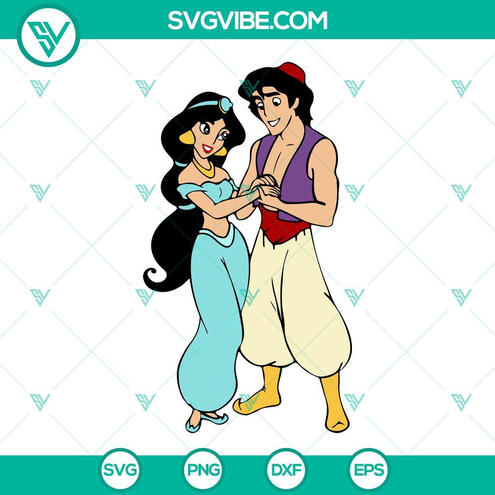 aladdin and jasmine svg aladdin svg princess jasmine svg 4 mockup