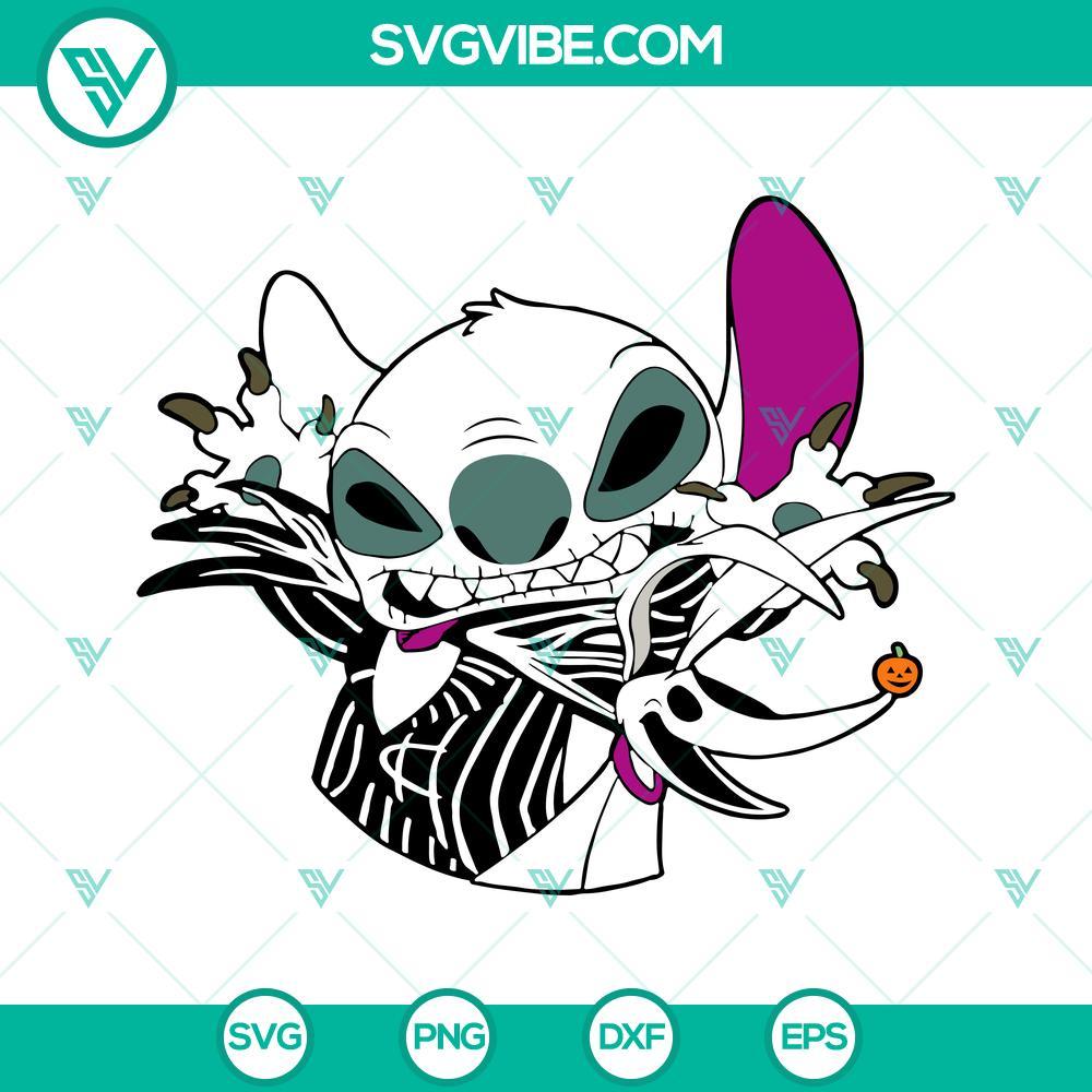 stitch jack skellington svg bundle stitch nightmare before christmas svg png dxf eps cut files 1 mockup