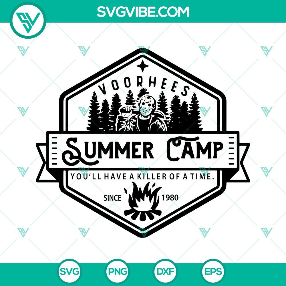 jason voorhees summer camp svg jason voorhees svg camp crystal lake svg halloween svg 3 mockup