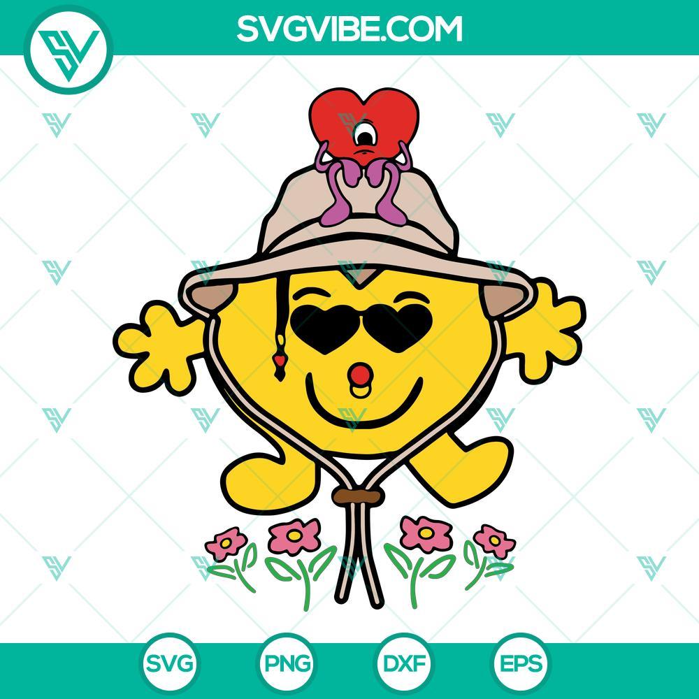 bad bunny sad heart svg little miss bad bunny obsessed svg png dxf eps cricut 3 mockup