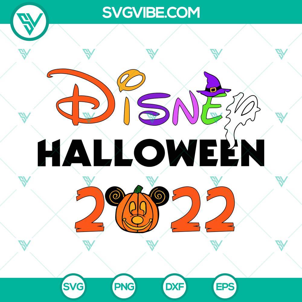 disney happy halloween 2022 svg disneyland halloween 2022 svg files for cricut silhouette 6 mockup