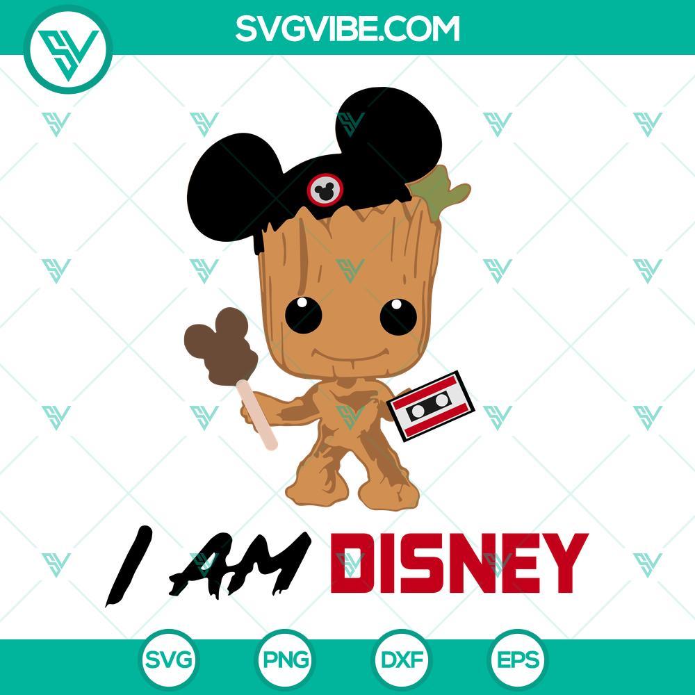 baby groot mickey mouse ears svg groot svg i am disney svg 2 mockup