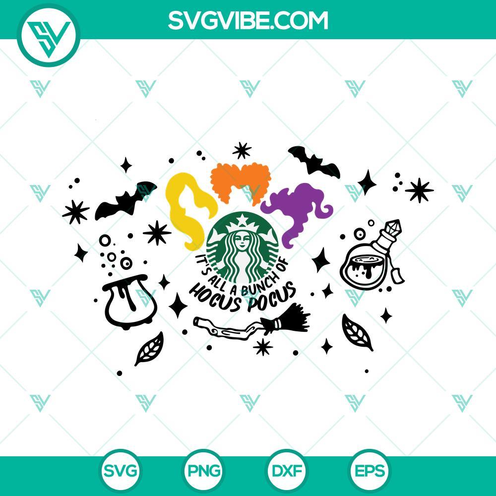 hocus pocus starbucks cup svg full wrap hocus pocus svg halloween starbucks cup svg 10 mockup